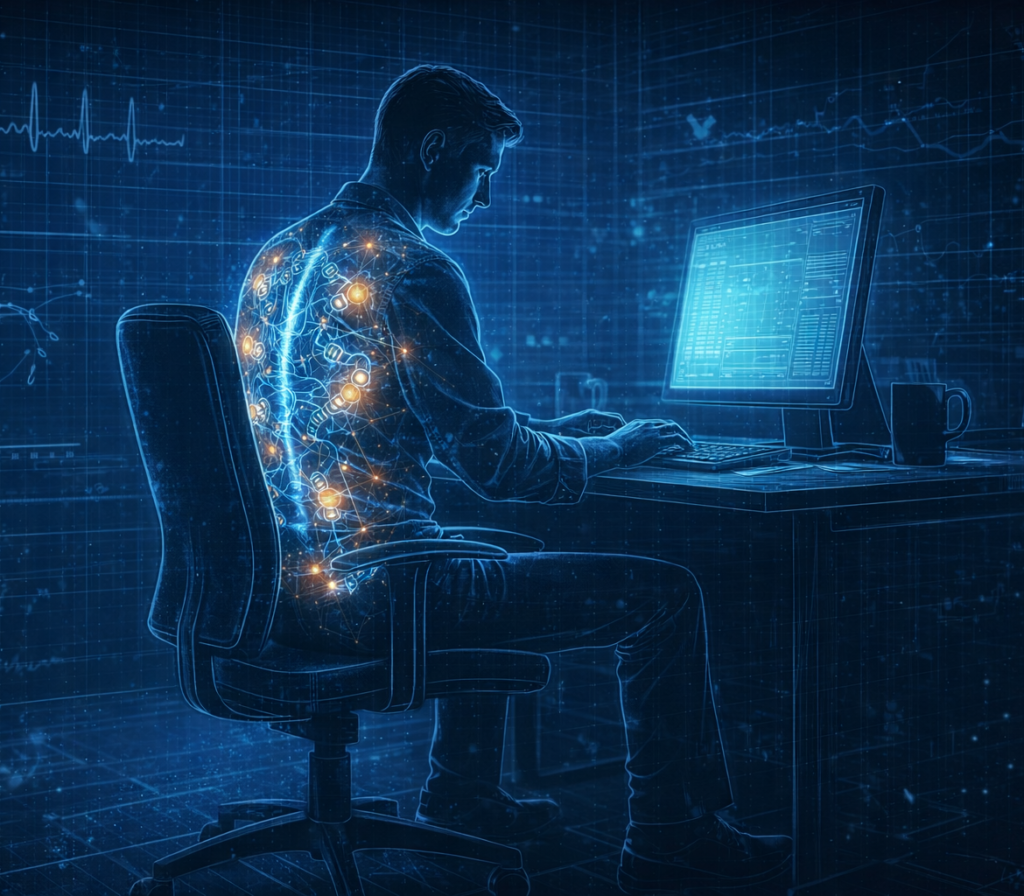 Metabolic dysfunction caused by sedentary lifestyle in modern professionals